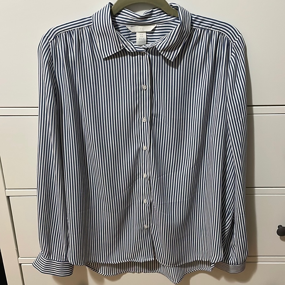 H&M Button Down Blouse Top